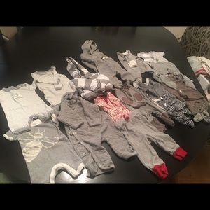 Newborn set of Burt’s Bees Baby clothes